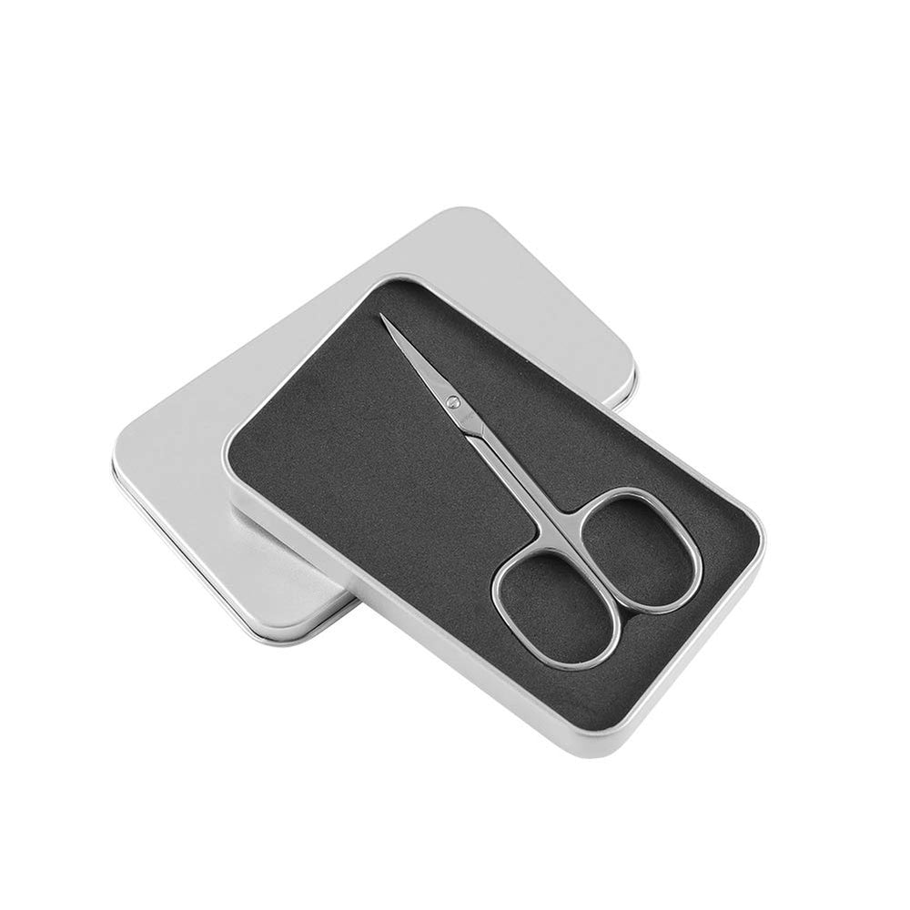 LIVINGO Premium Manicure Scissors multi-purpose design for brows lashes and beard