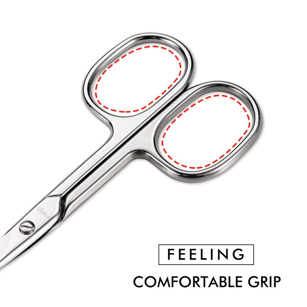 LIVINGO stainless-steel grooming scissors offer durability and longevity.