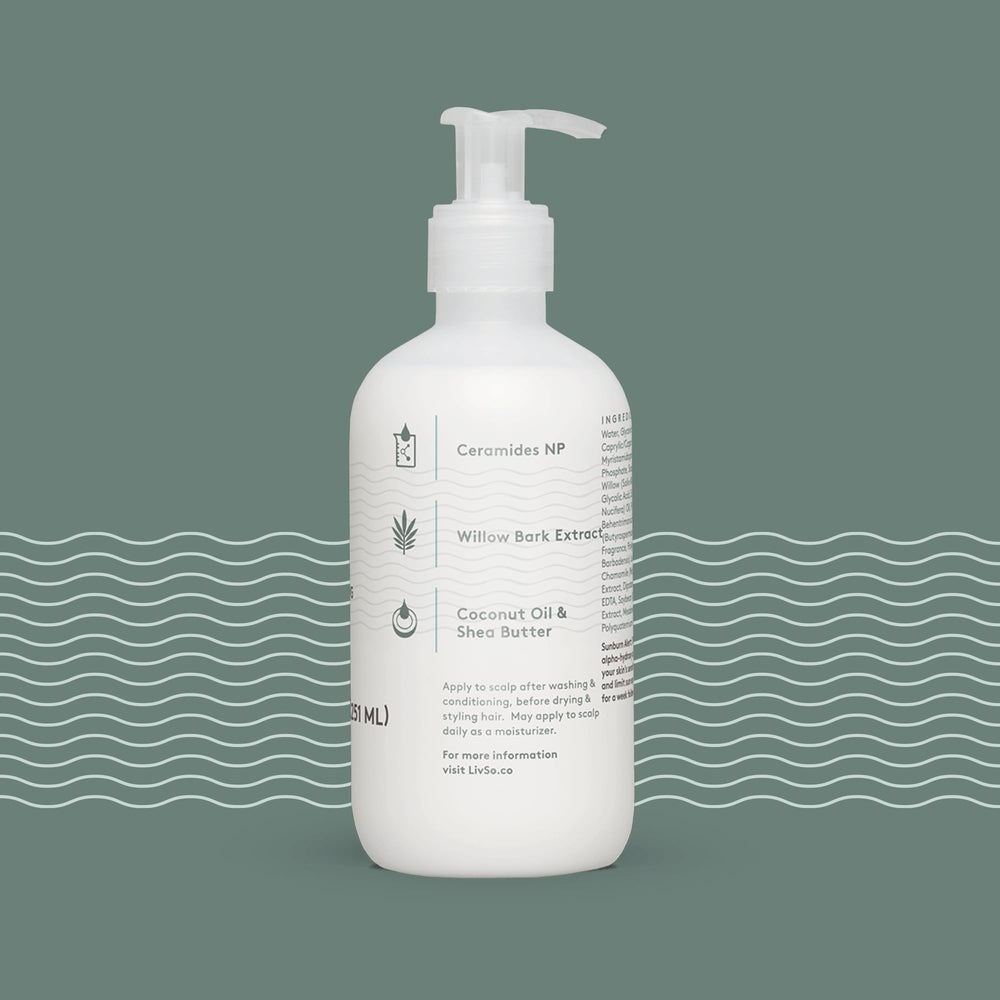 Close-up of willow bark and coconut oil ingredients in LivSo formula