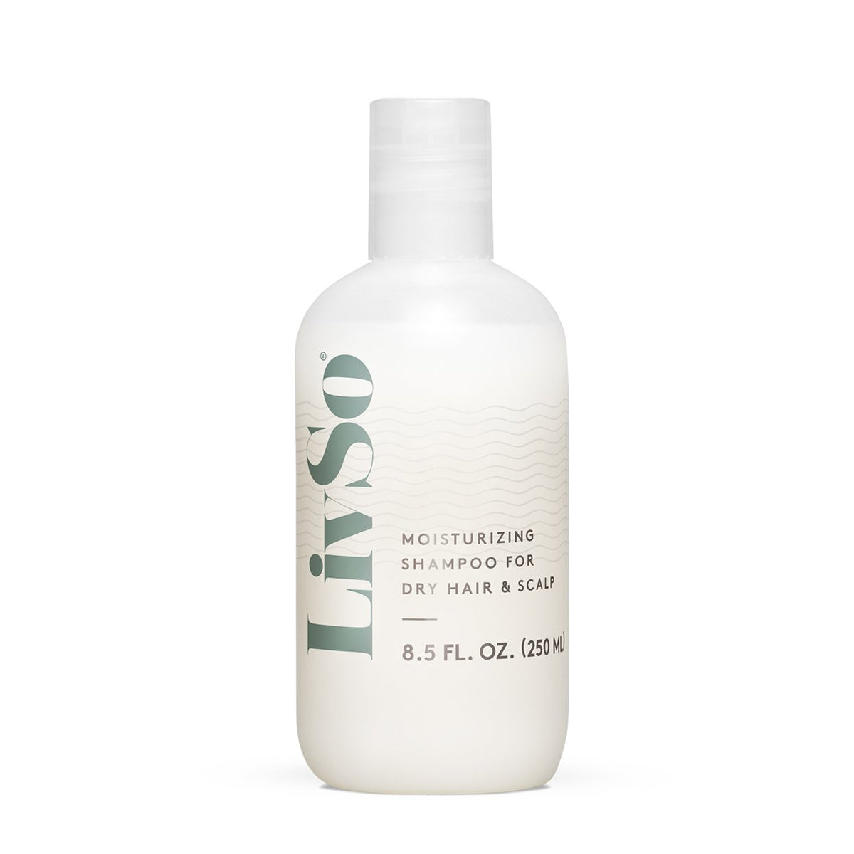 LivSo Moisturizing Shampoo bottle shows brand logo delivering hydrating scalp care