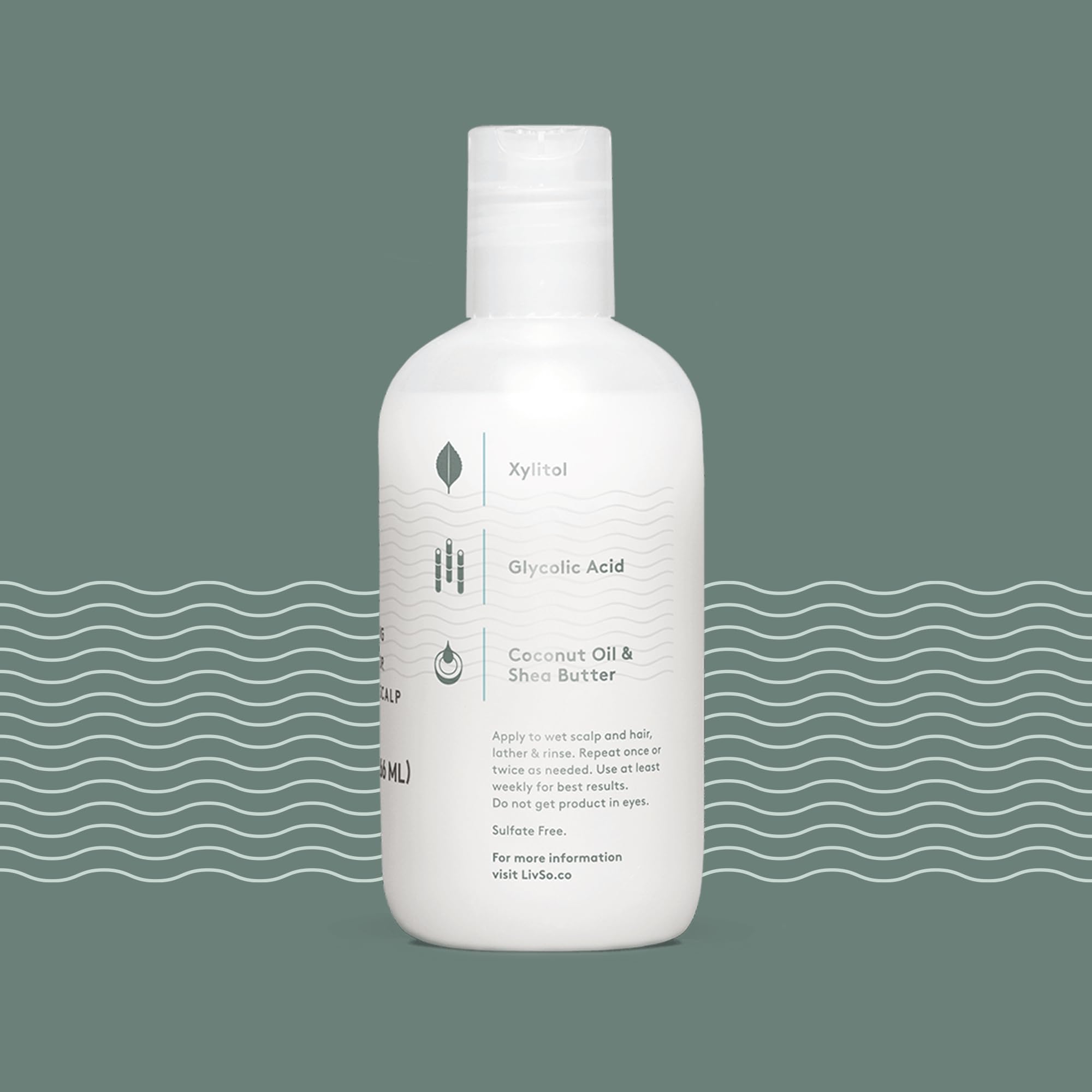 LivSo Moisturizing Shampoo pour reveals fresh essence and quick cleanse without stripping
