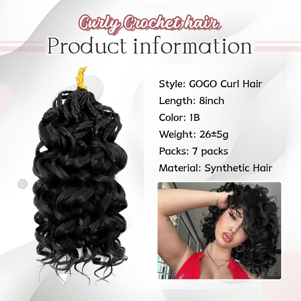 LIYATE Gogo Curl pre-twisted design simplifies installation for beginners.