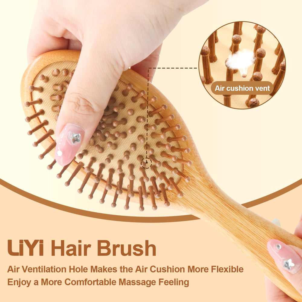 LIYI Wooden paddle design provides easy styling and control