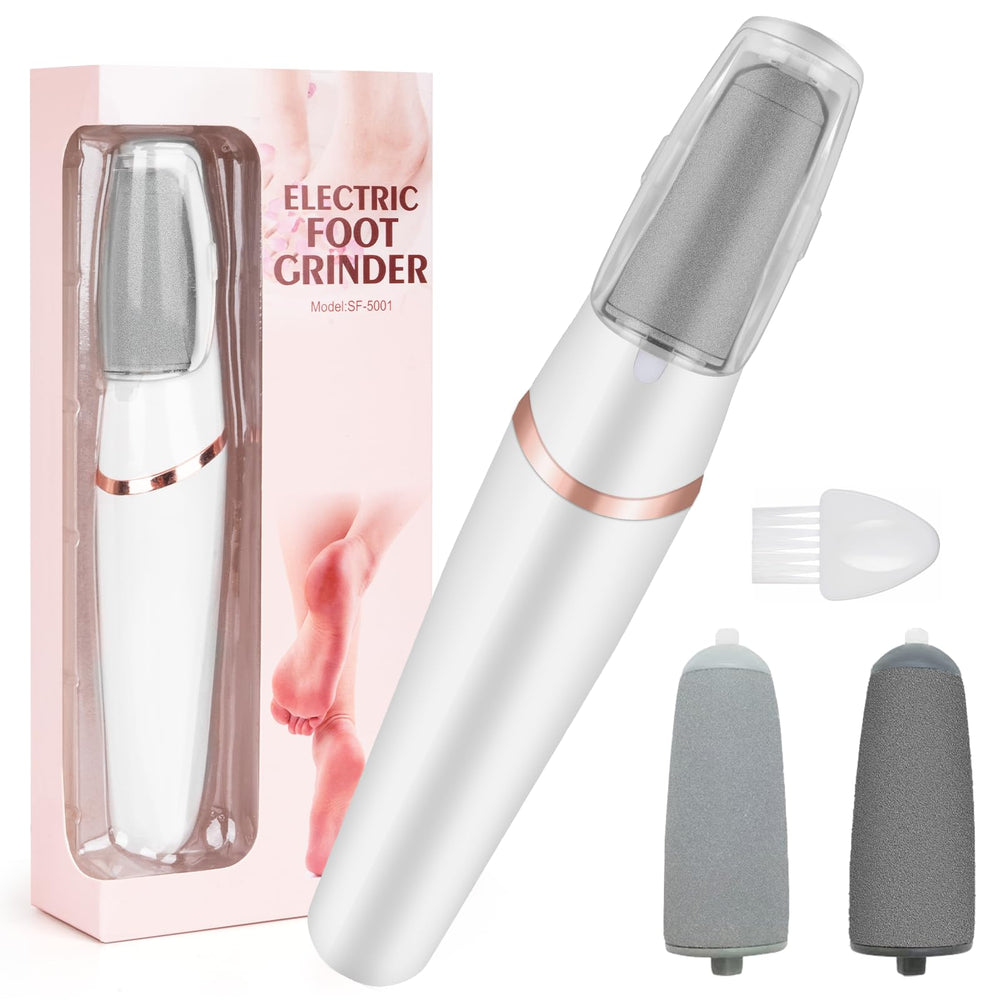 LIYUJSDZ electric foot file front view for smoother feet and at-home pedicures.