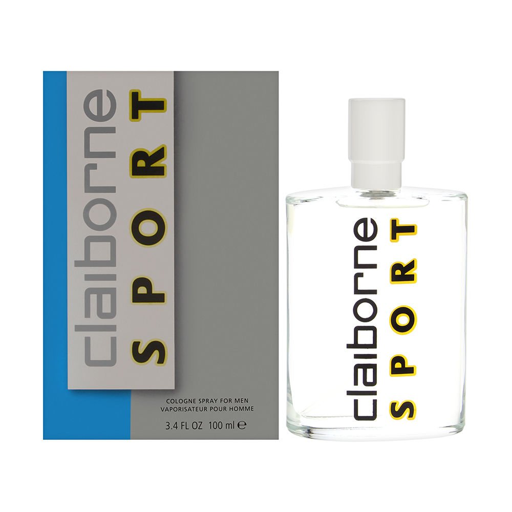 Liz Claiborne Claiborne Sport bottle front view, daytime-ready fresh-spicy fragrance.