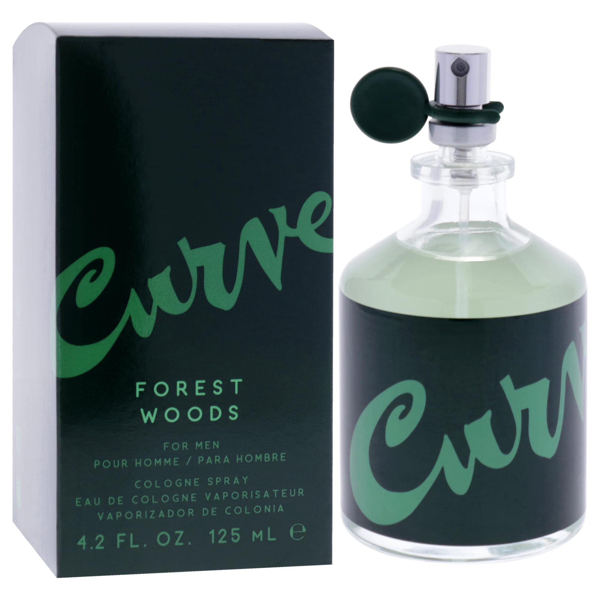 Liz Claiborne Curve Forest Woods packaging shows premium branding, ideal for gifting or keepsake.