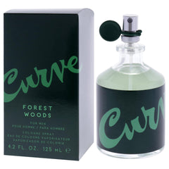 Liz Claiborne Curve Forest Woods outer box hints at gift-ready presentation.
