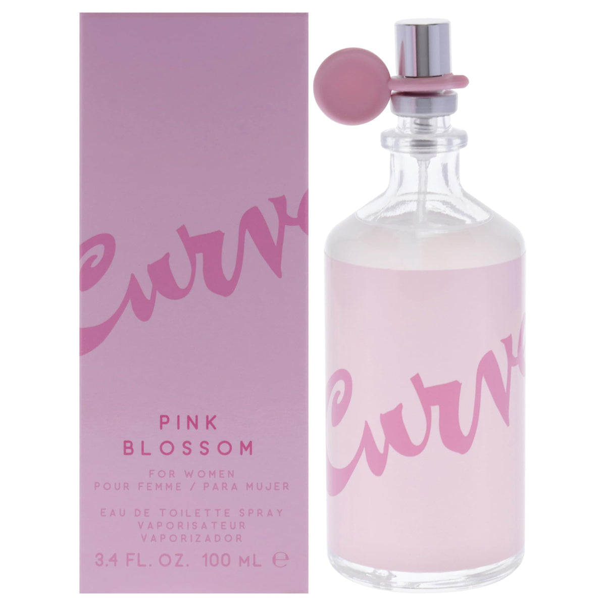Liz Claiborne Curve Pink Blossom bottle for everyday wear and easy spritz.