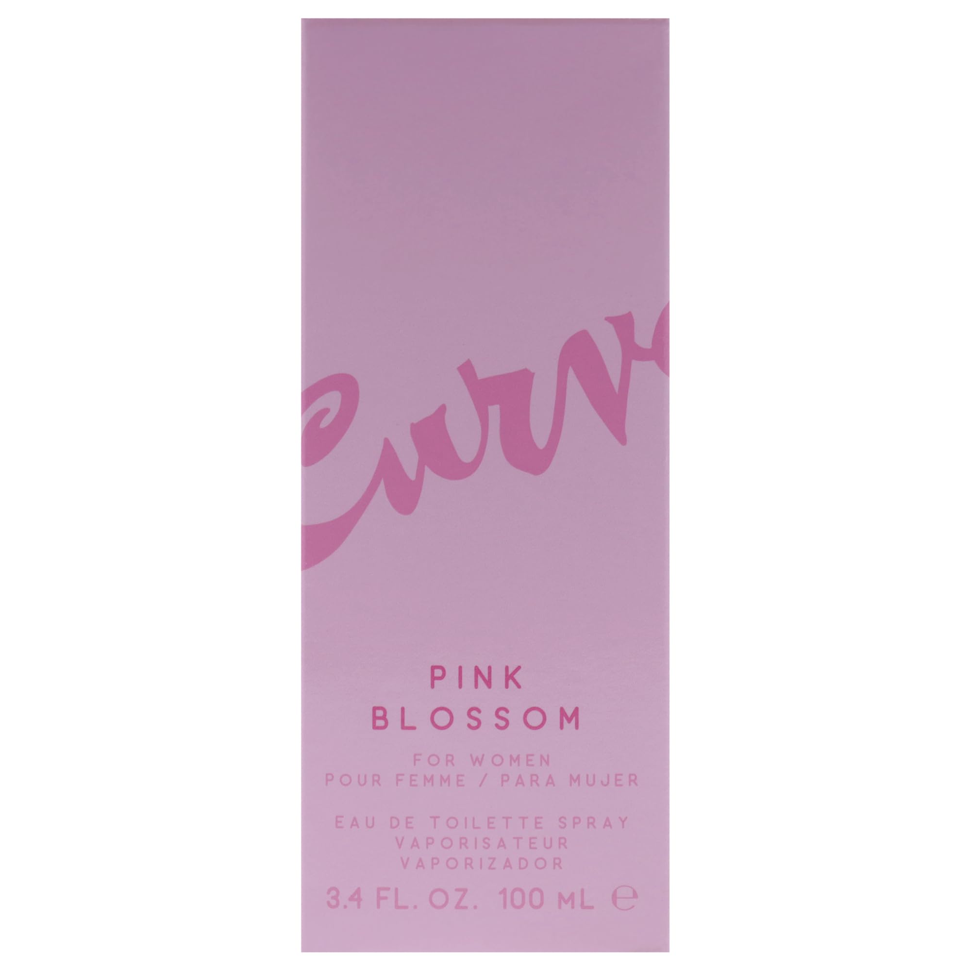 Liz Claiborne Curve Pink Blossom outer box, gift-ready packaging.