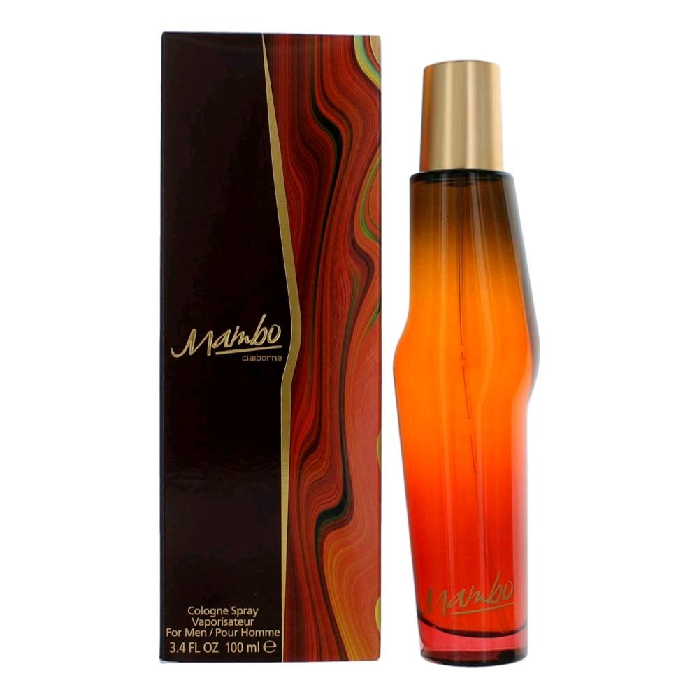 Liz Claiborne Mambo bottle pouring to evoke a fresh, suave evening scent.
