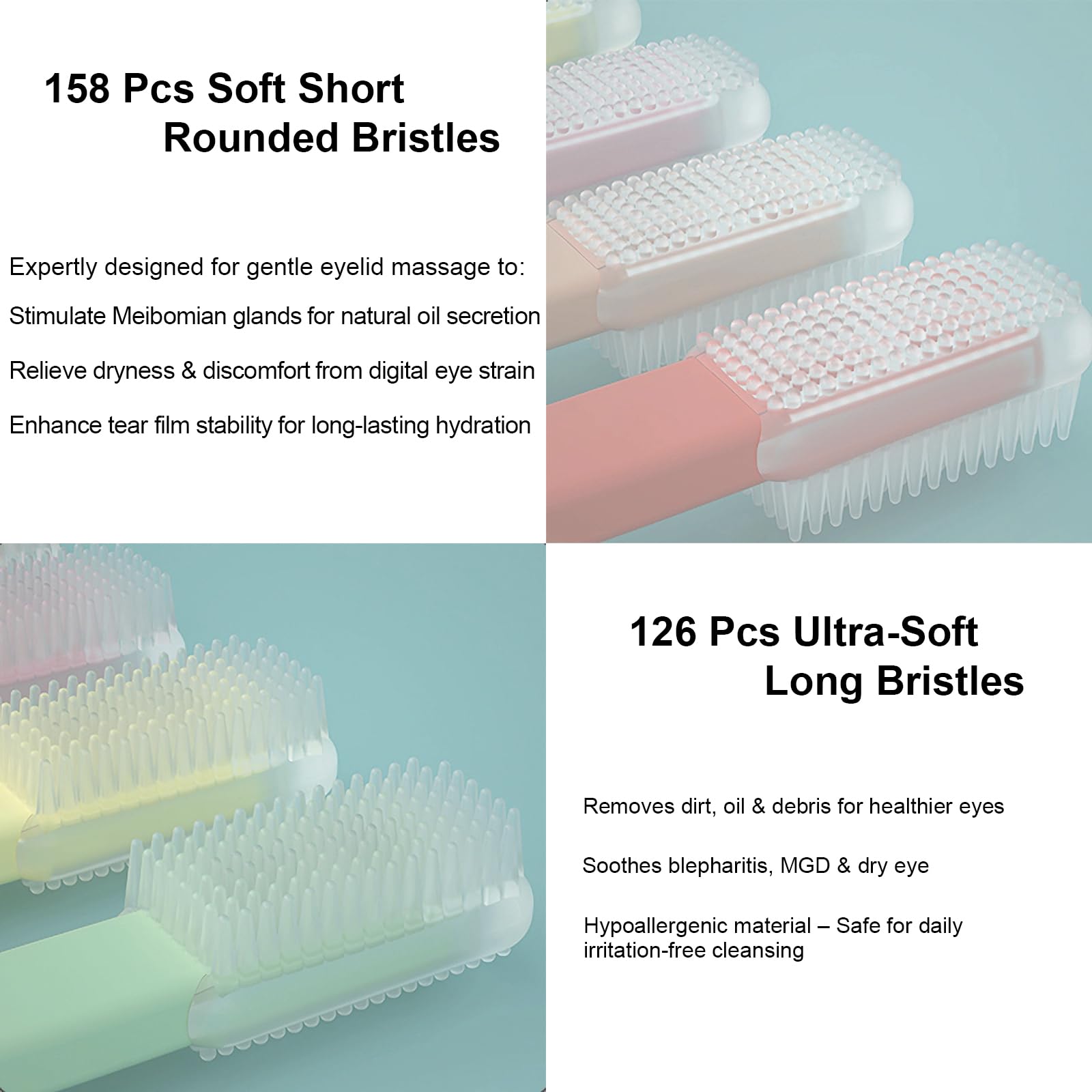 LIZICH Eyelid Brush travel-compact design for on-the-go hygiene