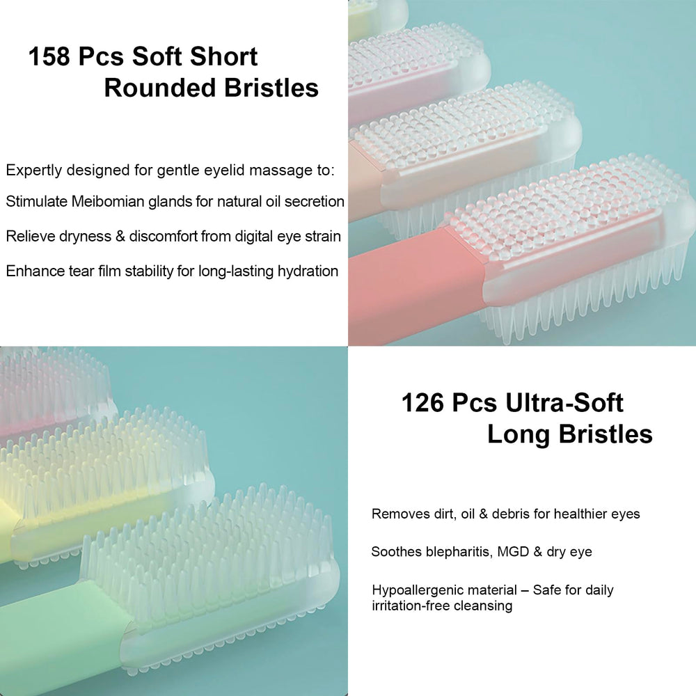 LIZICH Eyelid Brush travel-compact design for on-the-go hygiene