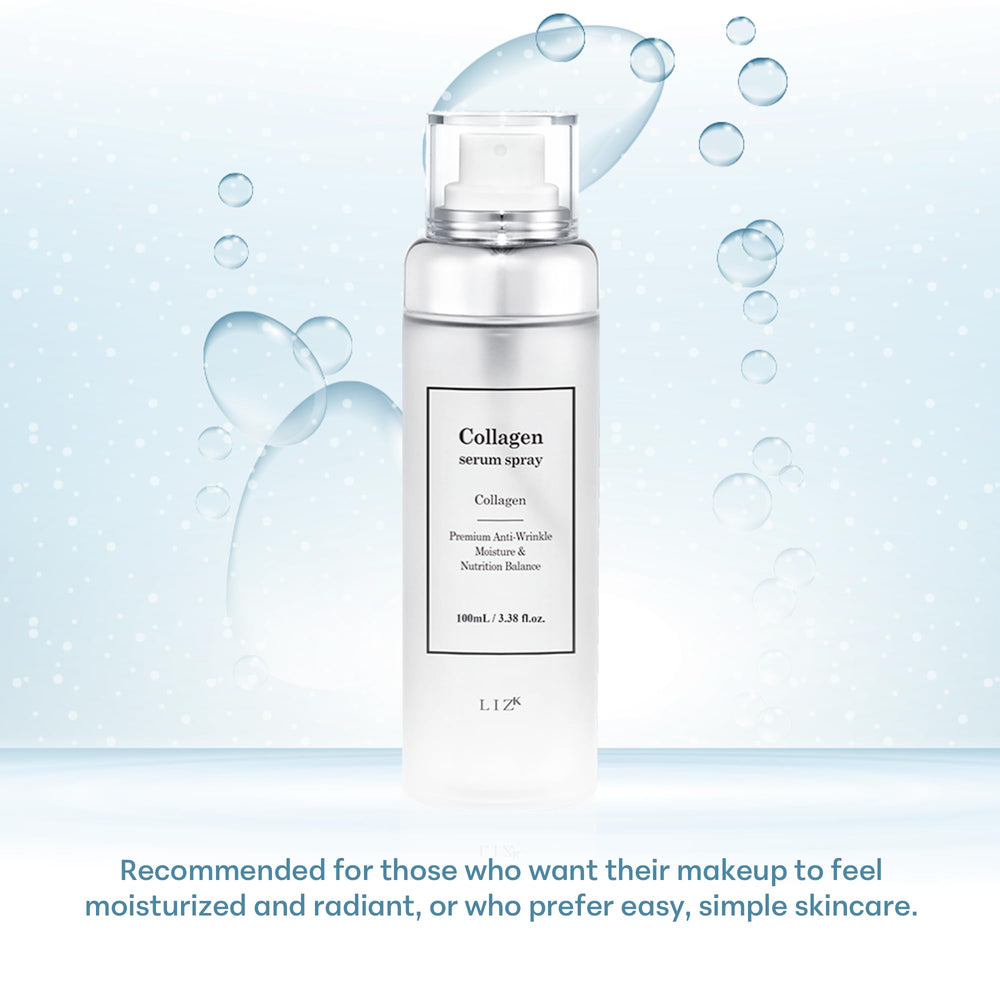 LIZK moisture spray for body hydration after shower.