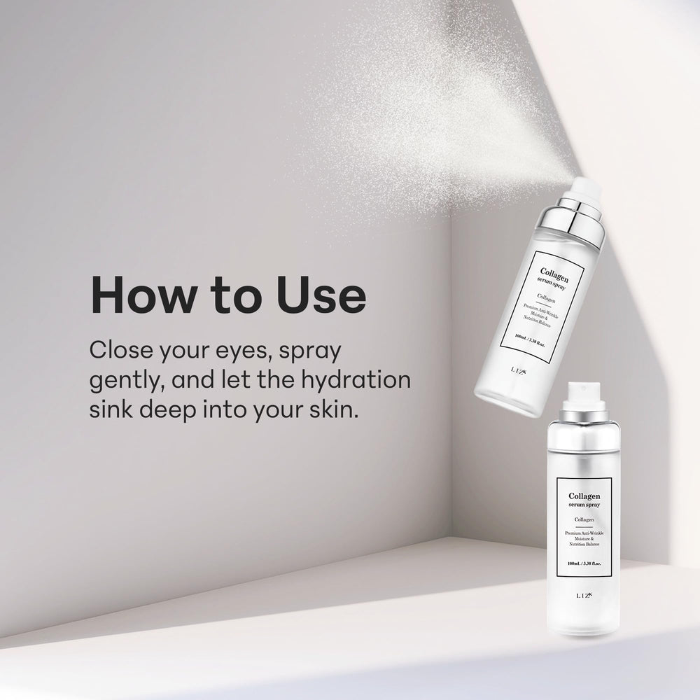 LIZK packaging box beside glass bottle signals premium skincare.