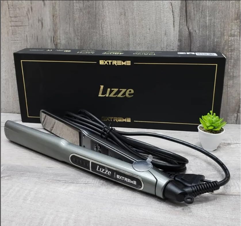 Lizze Extreme Professional Hair Straightener 110V cord layout for versatile styling anywhere.