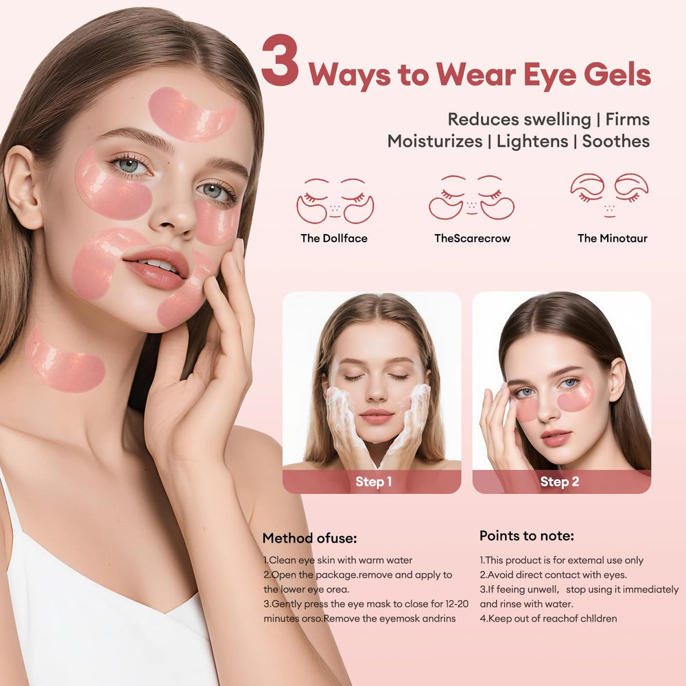 LJ KuKu Lady rose-pink patches offer hydrating care for a rested look