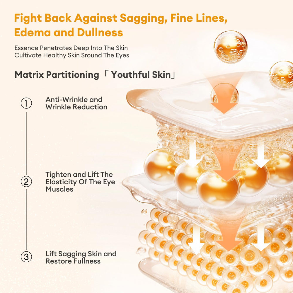 LJ KuKu Lady Under Eye Patches Gold Essence ingredient list highlights niacinamide and rose extract.