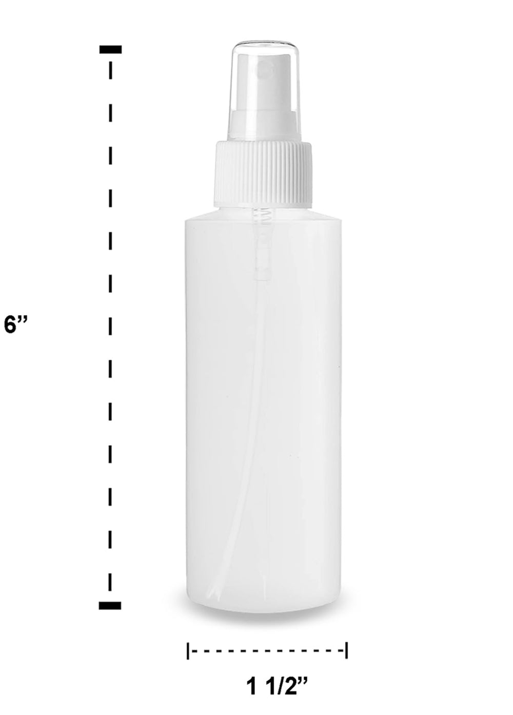 The ljdeals bottle with a 5-inch dip tube ensures complete dispensing every spray.