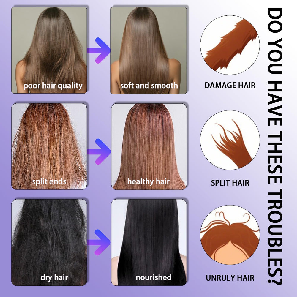 Lkdsoaf Formol-Free Keratin application brush applying smoothing formula