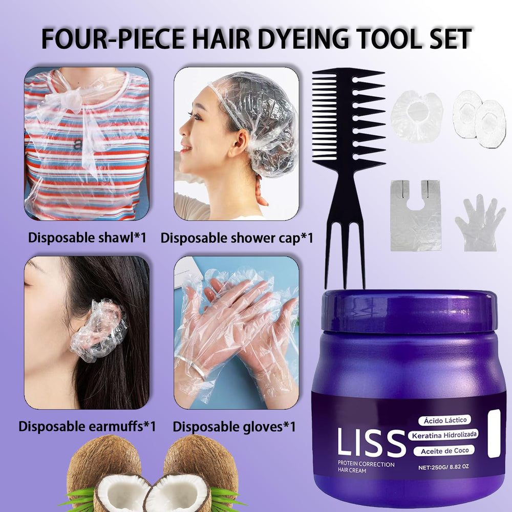 Lkdsoaf Formol-Free Keratin frizz close-up showing glossy finish