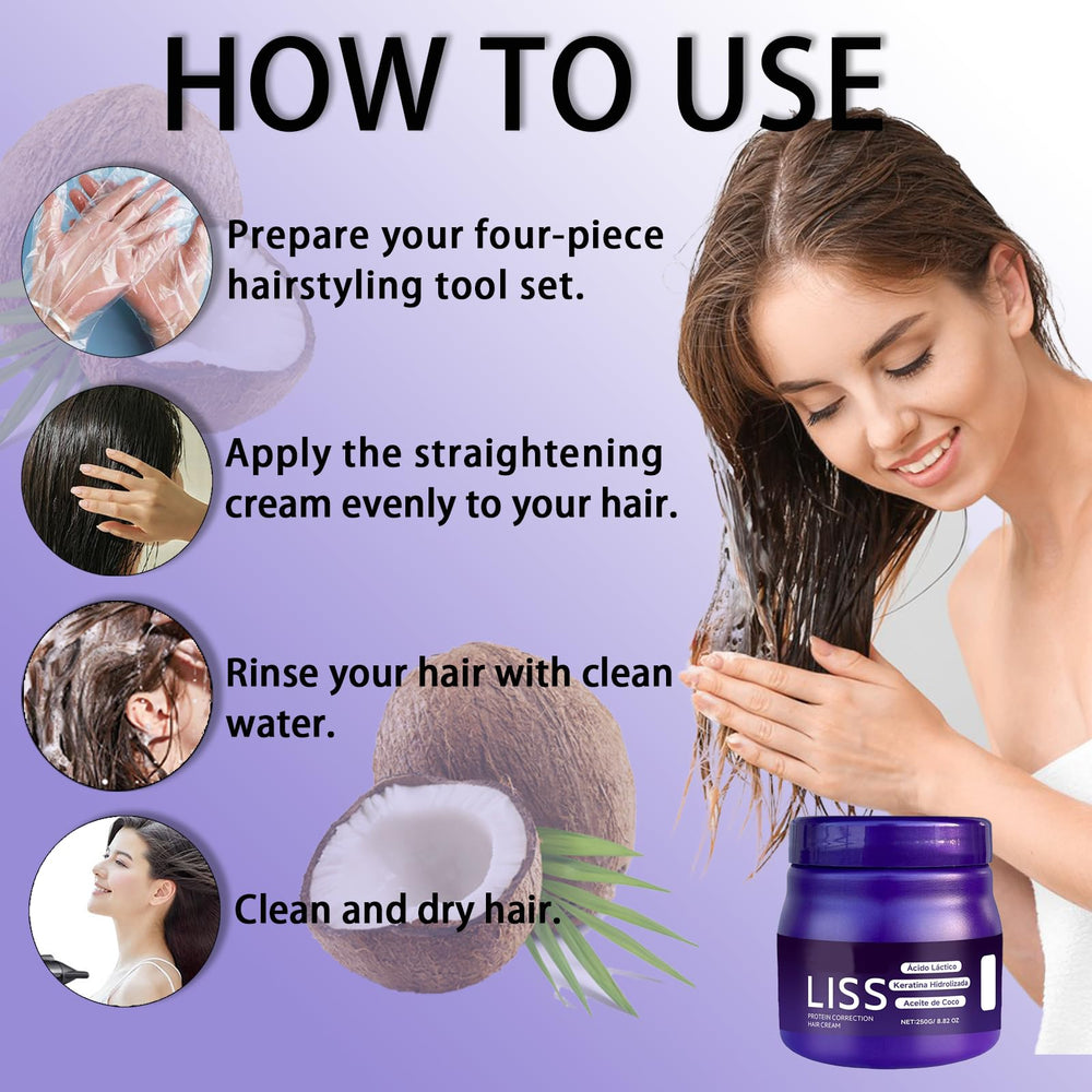 Lkdsoaf Formol-Free Keratin hair before and after smoothing