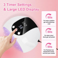 LKE lamp side profile showing slim portable design