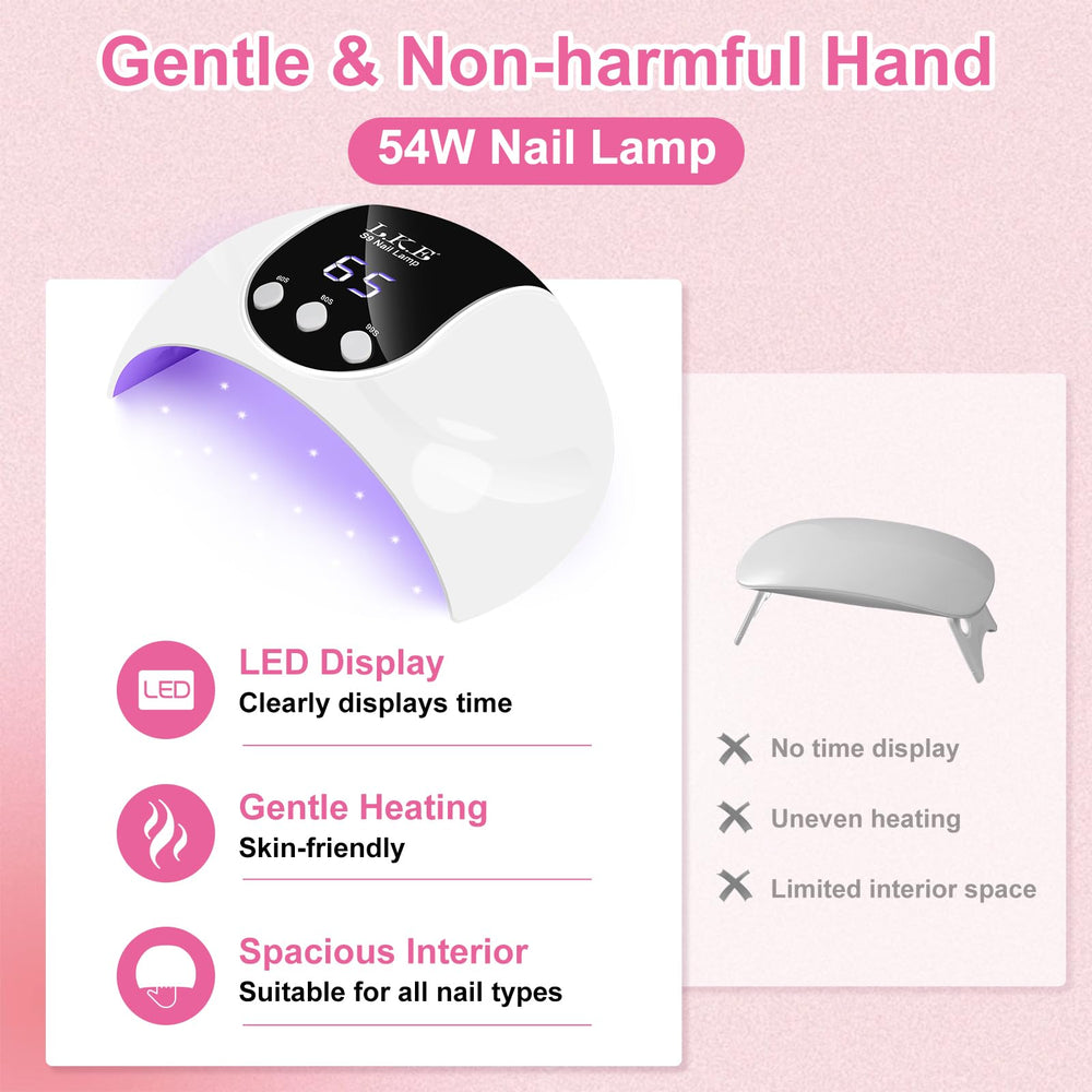 LKE portable nail dryer with USB power for travel ready manicures