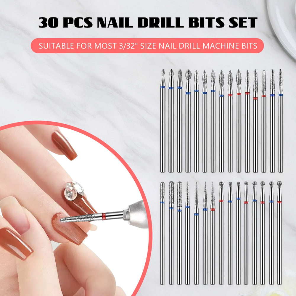 Lkueui cuticle drill bit detail for smooth grooming.