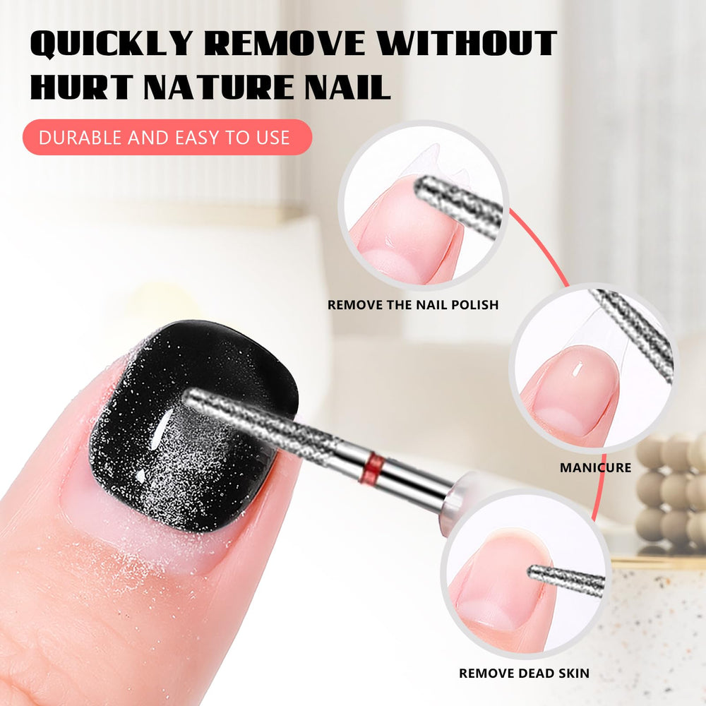 Lkueui standard e-file compatibility with common nail machines.