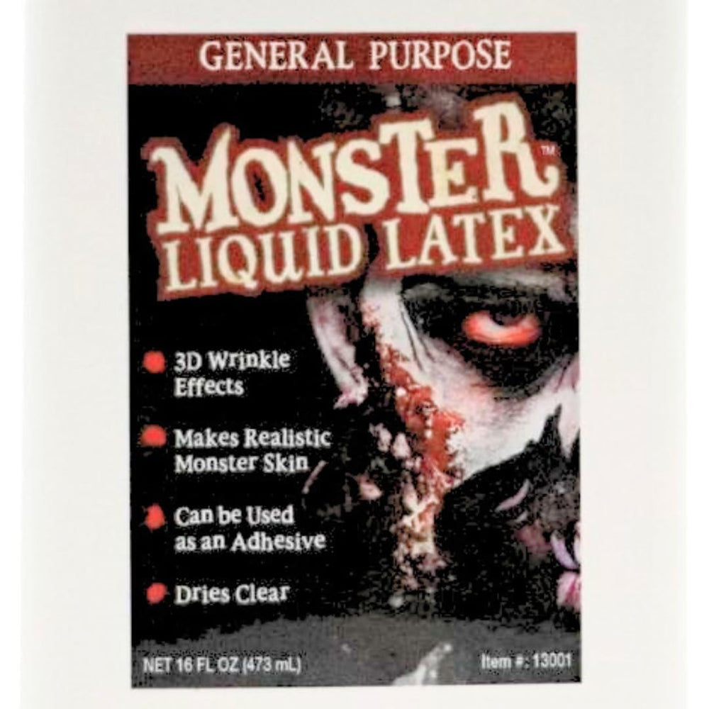 LLF Monster Liquid Latex-halloween-sfx-setup ideal for costumed events and photos.