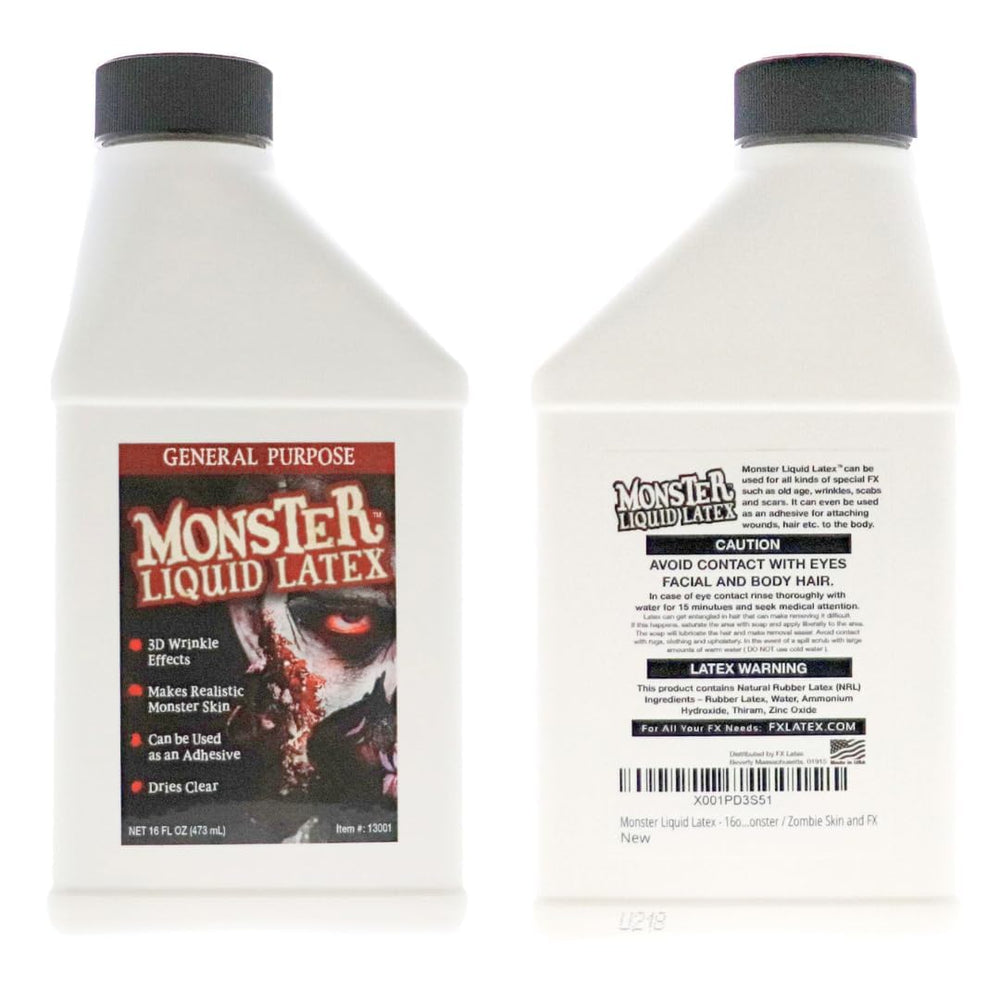 LLF Monster Liquid Latex-paintable dries and is ready for color matching your monster.