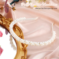 LLOUSSAK pearl headband wedding party style offers versatile accessory for special occasions