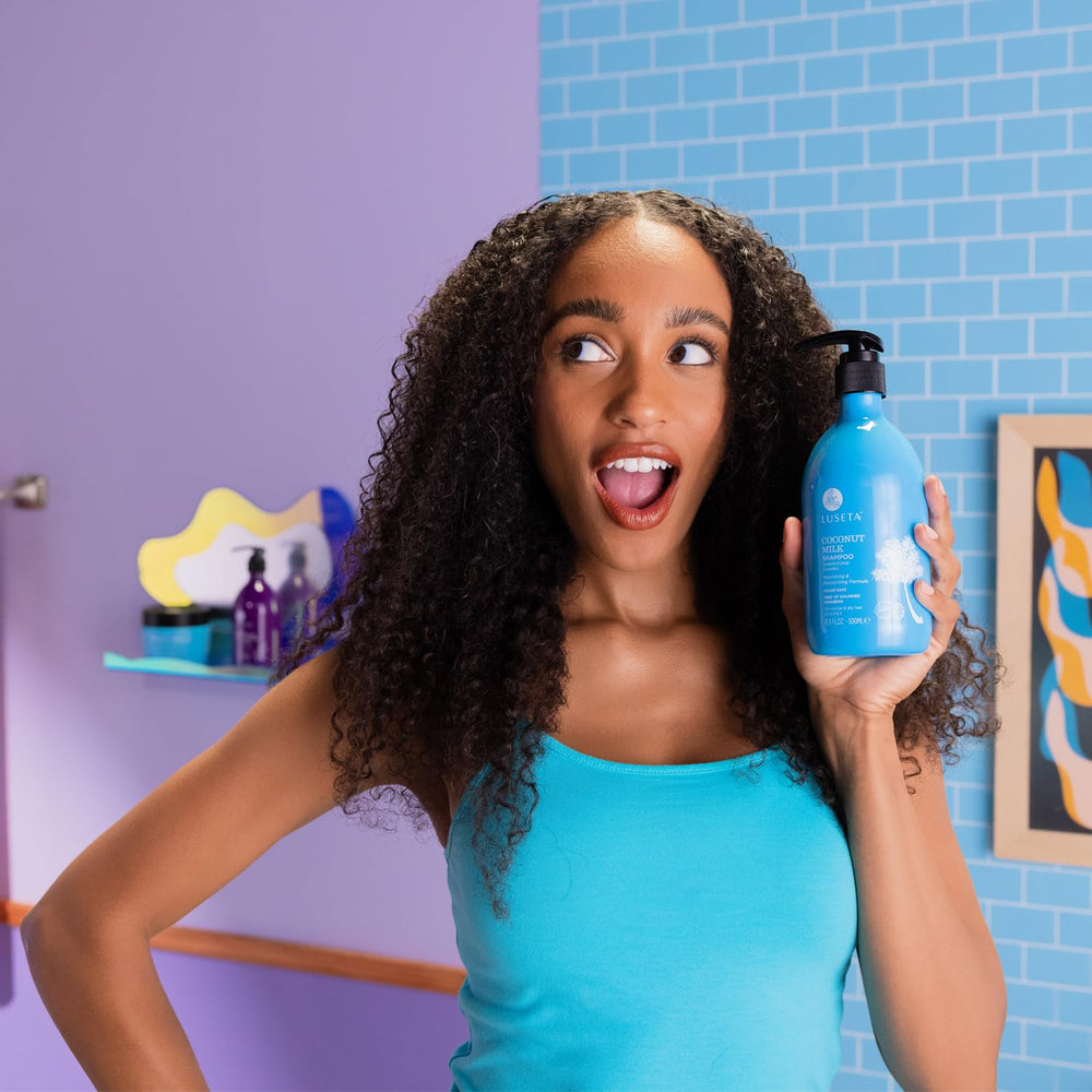L LUSETA Cruelty-free badge indicates ethical, animal-friendly hair care.