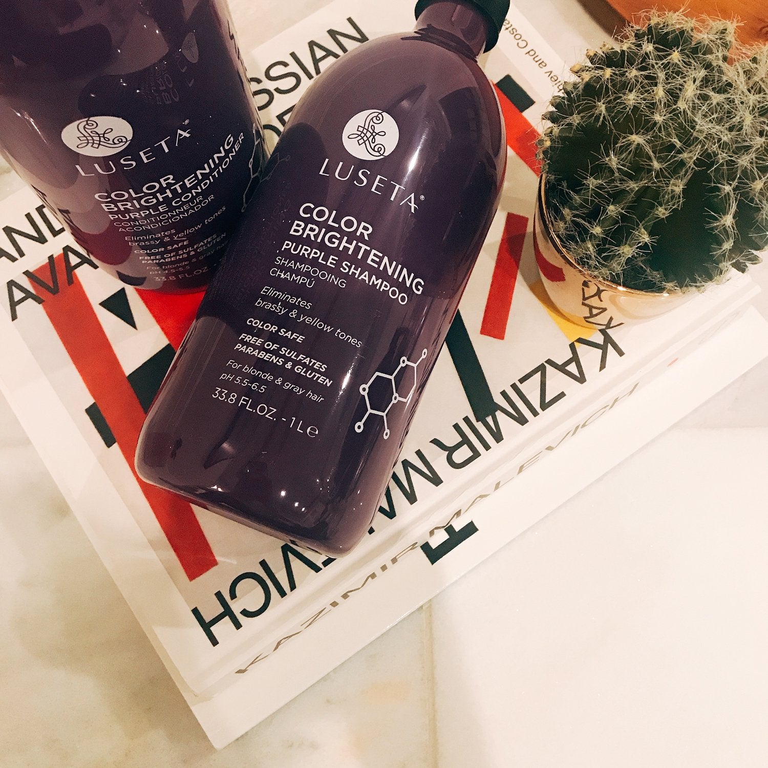 L LUSETA conditioner close-up, pH-balanced care for softness