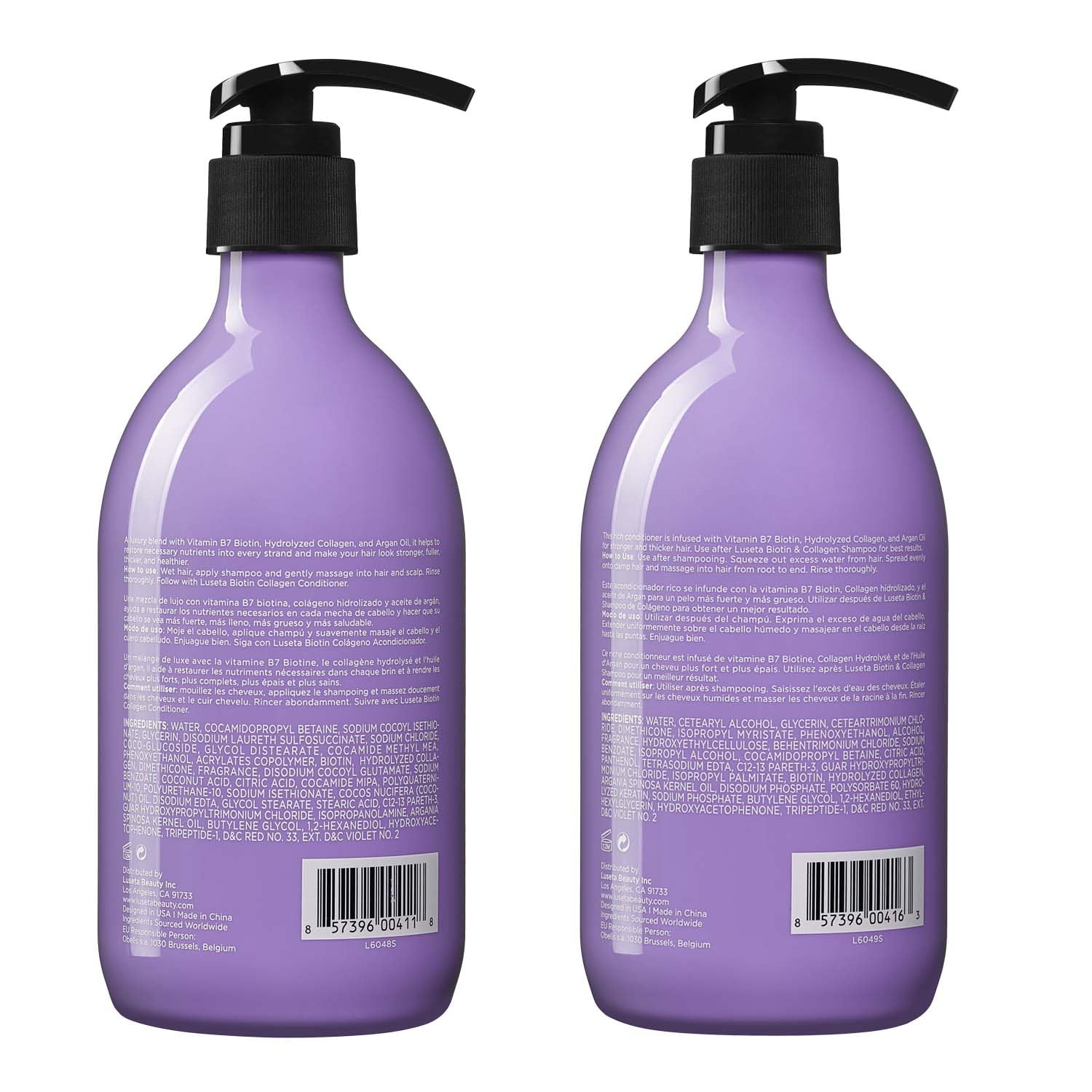 L LUSETA cruelty free not tested on animals badge