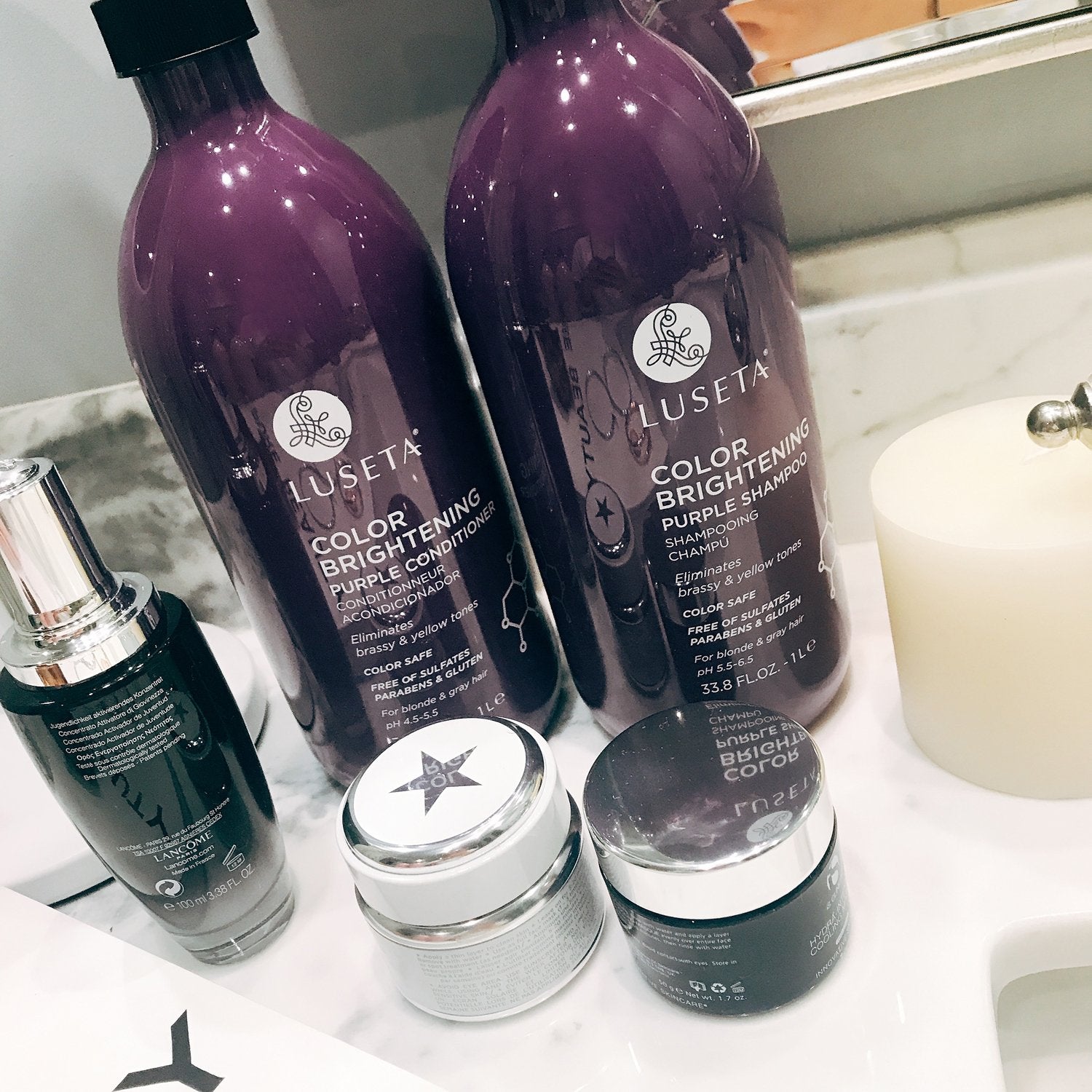 L LUSETA sulfate-free and paraben-free formula image for safe daily use