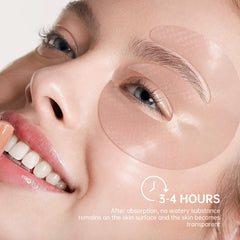 LLVYUO Novoy Rose eye patches infused with caffeine for waking brightness