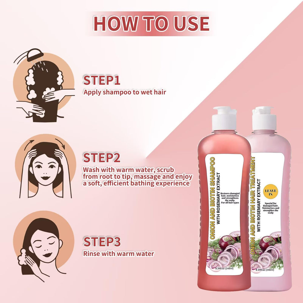 LMDGDS Onion Rosemary Shampoo scene with rosemary leaves illustrating vitality for hair health