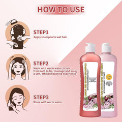 LMDGDS Onion Rosemary Shampoo scene with rosemary leaves illustrating vitality for hair health