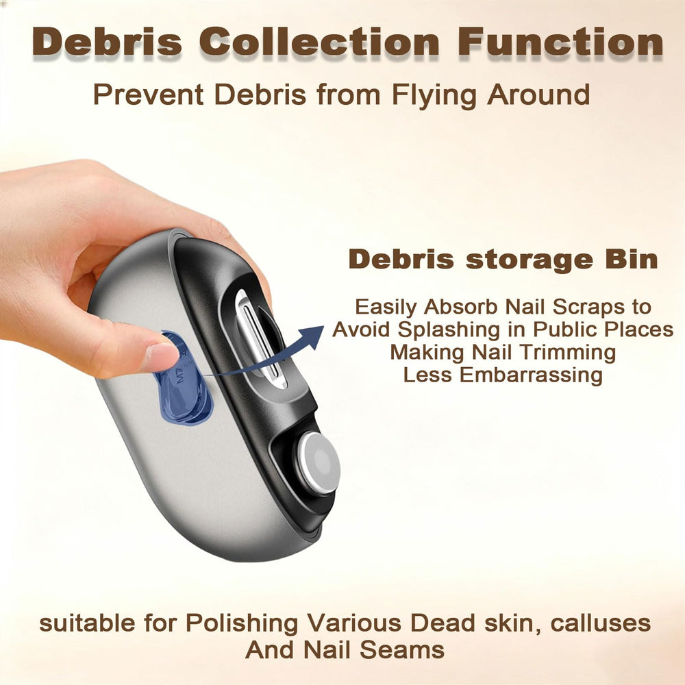 Lmipki compact kit fits in pocket for on-the-go nail care.