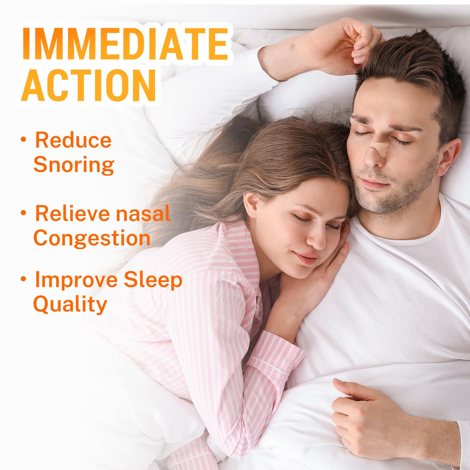 LMOHBJ nasal strip soft-material closeup emphasizes skin-friendly comfort