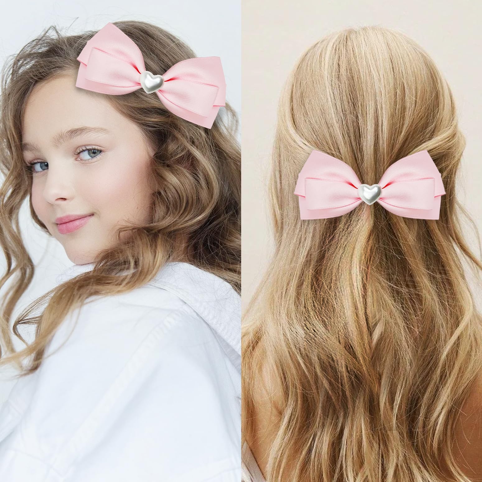LMYMHMLM alligator clip wrapped in fabric for hair protection