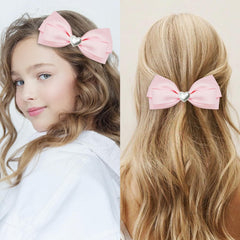 LMYMHMLM alligator clip wrapped in fabric for hair protection