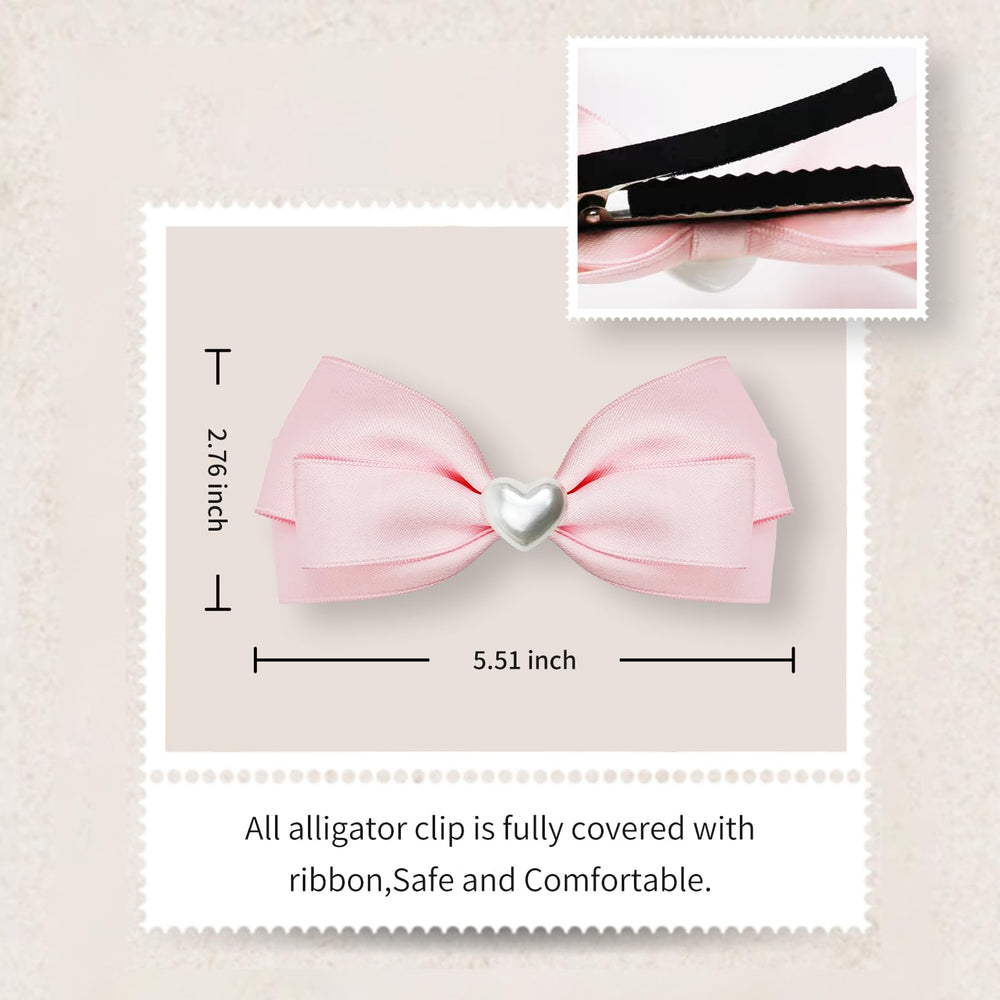 LMYMHMLM pink hair bow on display ideal for everyday wear and gifting