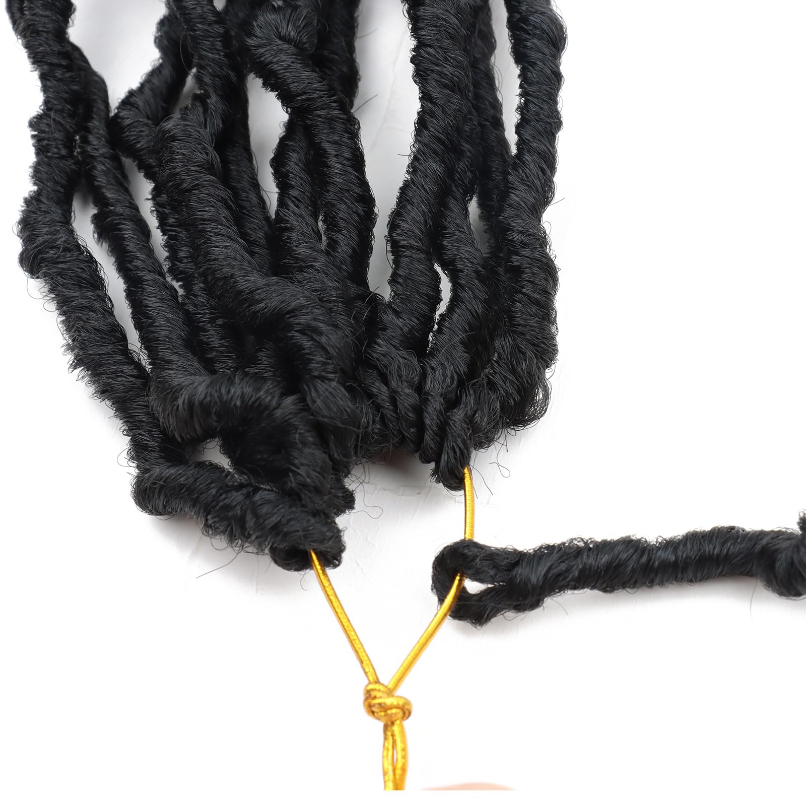 LMZIM 7-pack faux locs pack—ready-to-use, pre-looped.