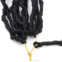 LMZIM 7-pack faux locs pack—ready-to-use, pre-looped.