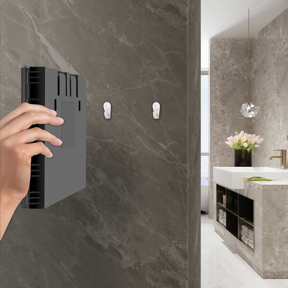 LMZNXCZ 3-way mirror back view highlights full-head grooming potential