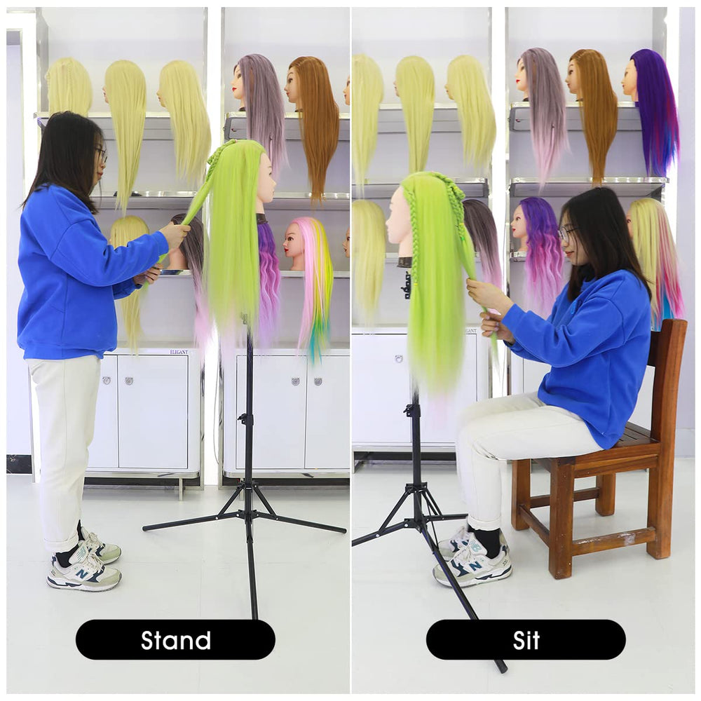 LNASI compatible with most mannequin heads for easy home or training use