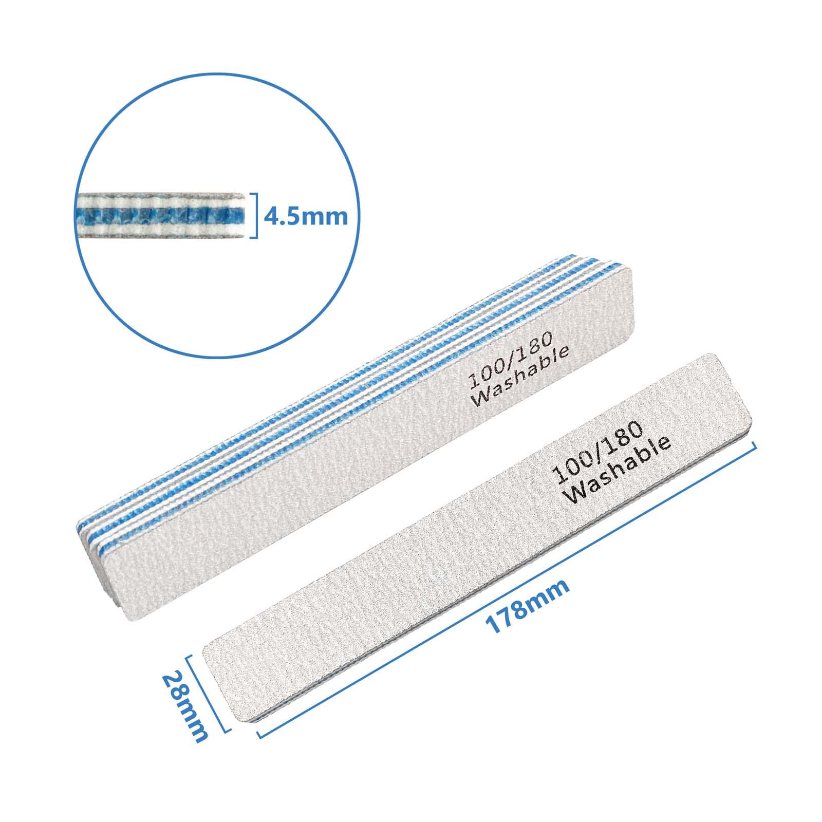 LNAUJS blue inner-core detail highlights strength and reduced breakage during filing