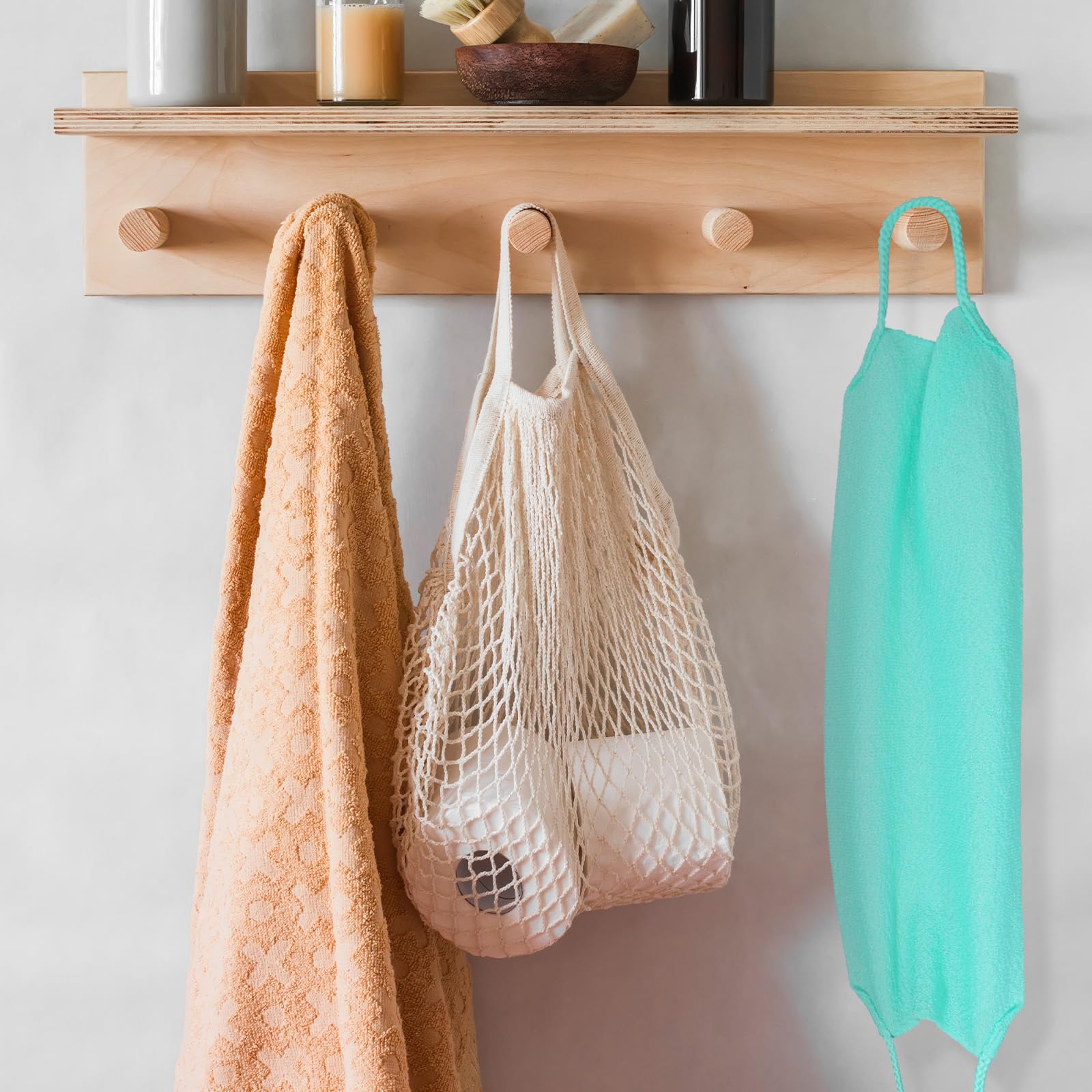 Lnngub back scrubber set for family use promotes thorough cleansing